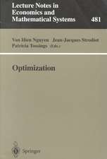 Optimization: Proceedings of the 9th Belgian-French-German Conference on Optimization Namur, September 7–11, 1998