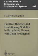 Equity, Efficiency and Evolutionary Stability in Bargaining Games with Joint Production