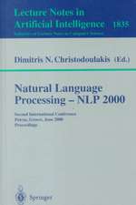 Natural Language Processing - NLP 2000: Second International Conference Patras, Greece, June 2-4, 2000 Proceedings