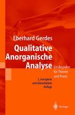 Qualitative Anorganische Analyse: Ein Begleiter für Theorie und Praxis