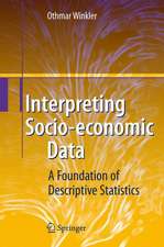 Interpreting Economic and Social Data