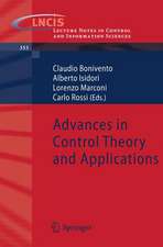 Advances in Control Theory and Applications