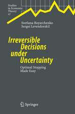 Irreversible Decisions under Uncertainty