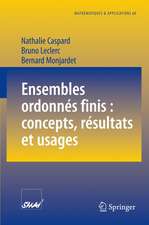 Ensembles ordonnés finis : concepts, résultats et usages