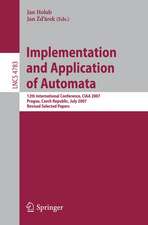 Implementation and Application of Automata: 12th International Conference, CIAA 2007, Prague, Czech Republic, July 16-18, 2007, Revised Selected Papers