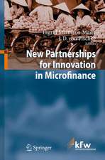 New Partnerships for Innovation in Microfinance