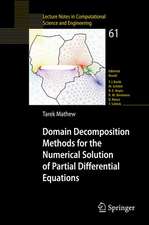 Domain Decomposition Methods for the Numerical Solution of Partial Differential Equations