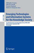 Emerging Technologies and Information Systems for the Knowledge Society: First World Summit on the Knowledge Society, WSKS 2008, Athens, Greece, September 24-26, 2008. Proceedings