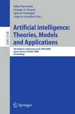 Artificial Intelligence: Theories, Models and Applications: 5th Hellenic Conference on AI, SETN 2008, Syros, Greece, October 2-4, 2008, Proceedings