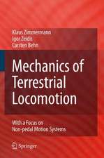 Mechanics of Terrestrial Locomotion