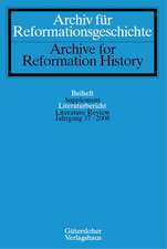 Archiv für Reformationsgeschichte - Literaturbericht