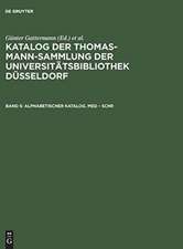 KATALOG THOMAS-MANN-SAMMLUNG BD.5