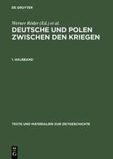 Deutsche und Polen zwischen den Kriegen / Polacy i Niemcy miedzy wojnami. Status mniejszos'ci i 