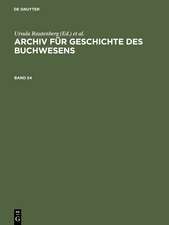 Archiv für Geschichte des Buchwesens. Band 54