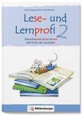 Lese- und Lernprofi 2 - Schülerarbeitsheft - silbierte Ausgabe