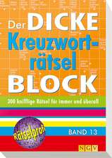 Der dicke Kreuzworträtsel-Block Band 13