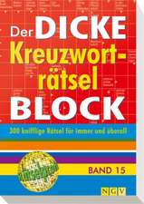 Der dicke Kreuzworträtsel-Block Band 15