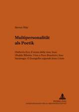 Multipersonalitaet ALS Poetik