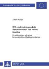 IPO-Underpricing Und Die Besonderheiten Des Neuen Marktes