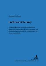 Endkonsolidierung