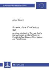 Portraits of the 20&ltsup>th</Sup> Century Self: An Interartistic Study of Gertrude Stein's Literary Portraits and Early Modernist Portraits by Paul