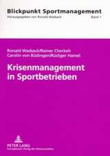 Krisenmanagement in Sportbetrieben