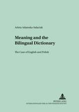 Meaning and the Bilingual Dictionary