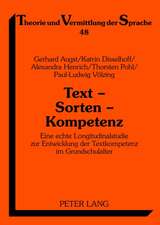 Text - Sorten - Kompetenz