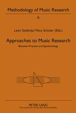 Approaches to Music Research