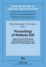 Proceedings of Methods XIII