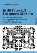 Das Integrierte Energie- Und Klimaprogramm Der Groen Koalition