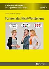 Formen Des Nicht-Verstehens: Una Red de Relaciones