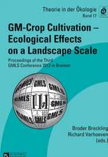 GM-Crop Cultivation - Ecological Effects on a Landscape Scale