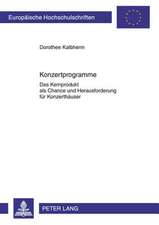 Konzertprogramme