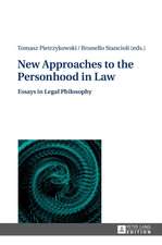 New Approaches to the Personhood in Law