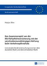 Das Zusammenspiel Von Der Kfz-Haftpflichtversicherung Mit Der Verschuldensunabhaengigen Haftung Beim Verkehrsopferschutz: Eine Vergleichende Untersuch