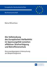 Die Vollstreckung des Europäischen Haftbefehls im Spannungsfeld zwischen effektiver Strafverfolgung und Betroffenenschutz