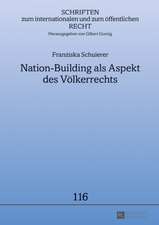 Nation-Building als Aspekt des Völkerrechts