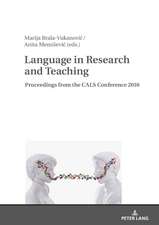 Language in Research and Teaching