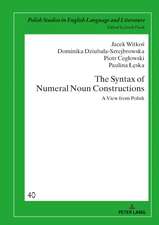 Syntax of Numeral Noun Constructions