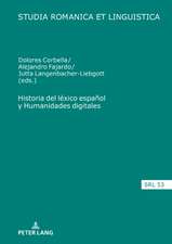 Historia del léxico español y Humanidades digitales