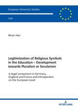 Legitimization of Religious Symbols in the Education - Development towards Pluralism or Secularism