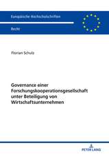 GOVERNANCE EINER FORSCHUNGSKOOPERATIONP