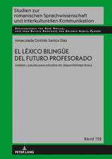 EL LEXICO BILINGUEE DEL FUTURO PROFESOH