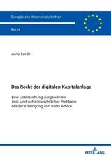 Das Recht der digitalen Kapitalanlage