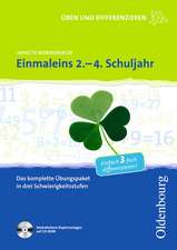 Üben und Differenzieren in der Grundschule. Einmaleins 2. - 4. Schuljahr