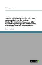 Gleiche Bildungschancen für alle? Chancenungerechtigkeiten im deutschen Bildungssystem und deren Ursachen