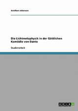 Die Lichtmetaphysik in der Göttlichen Komödie von Dante