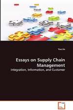 Essays on Supply Chain Management