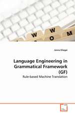 Language Engineering in Grammatical Framework (GF)